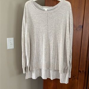 H&M Heather Gray Knit Pullover